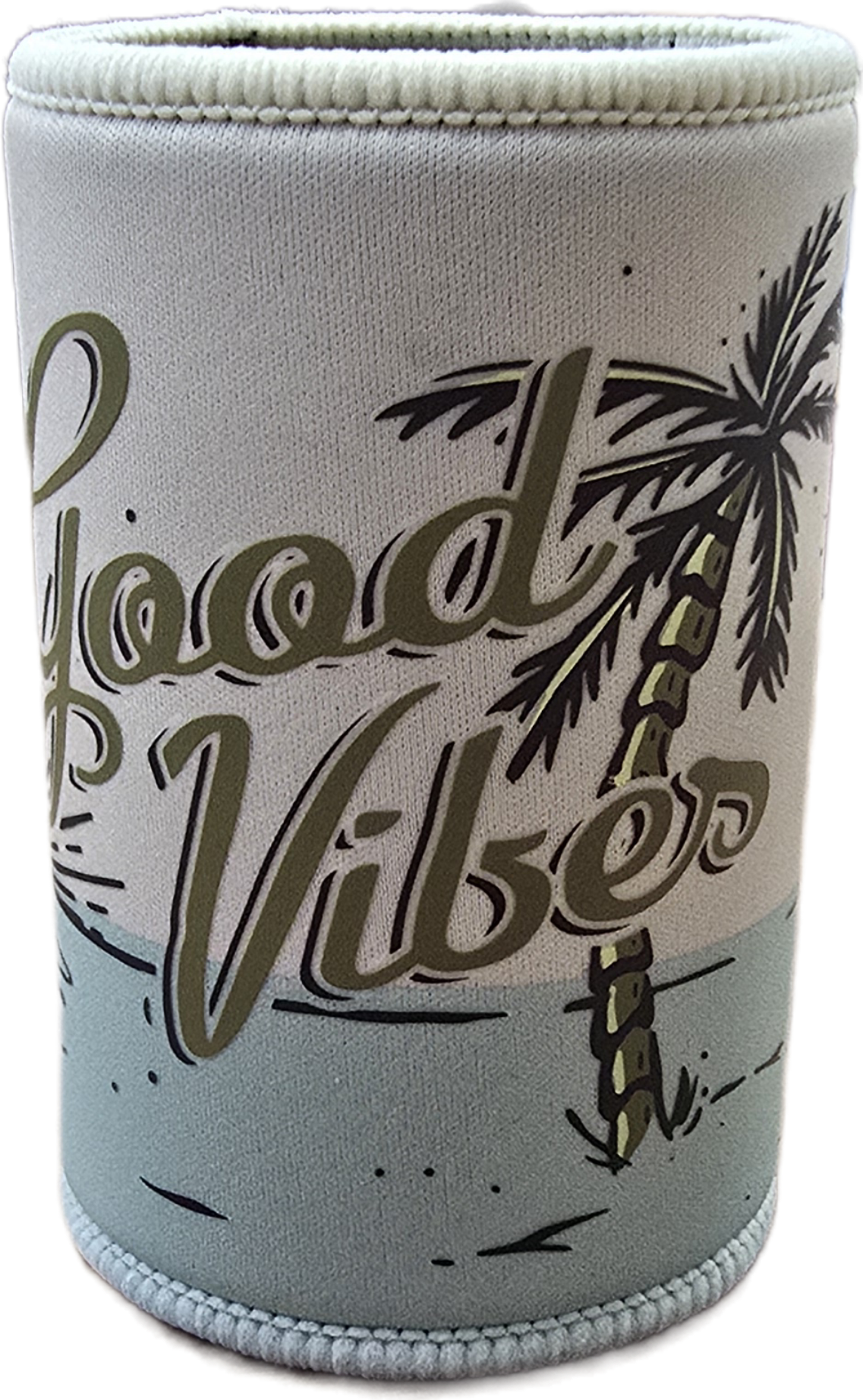Good Vibes Palm Stubby Cooler