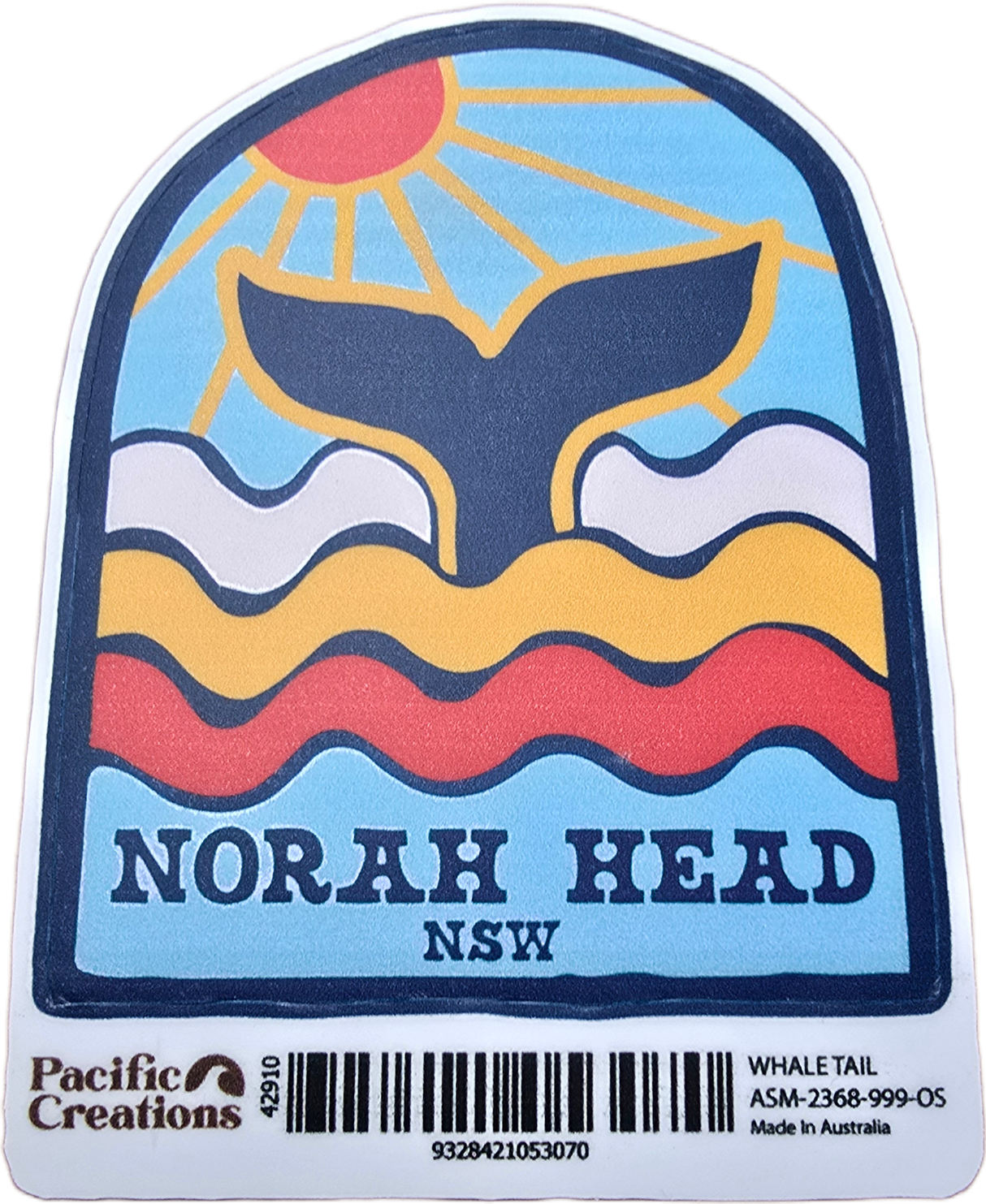 Whale Tail Sticker