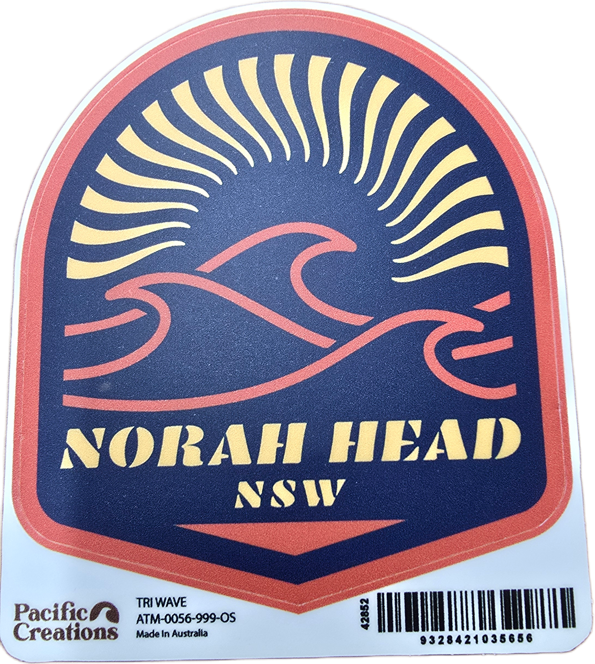 Tri Wave Sticker