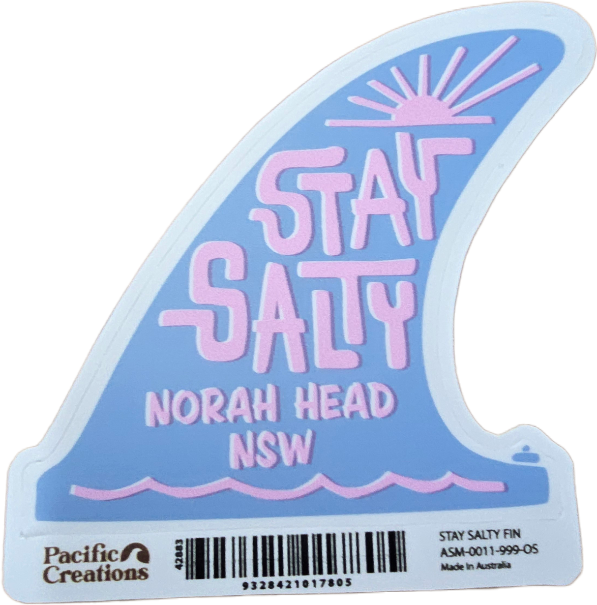 Stay Salty Fin Sticker