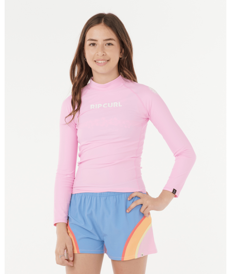 CLASSIC SURF LS RASH VEST-GIRL