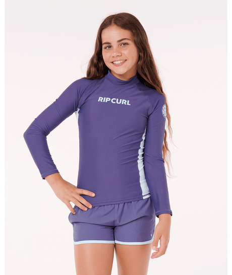 CLASSIC SURF LS RASH VEST-GIRL