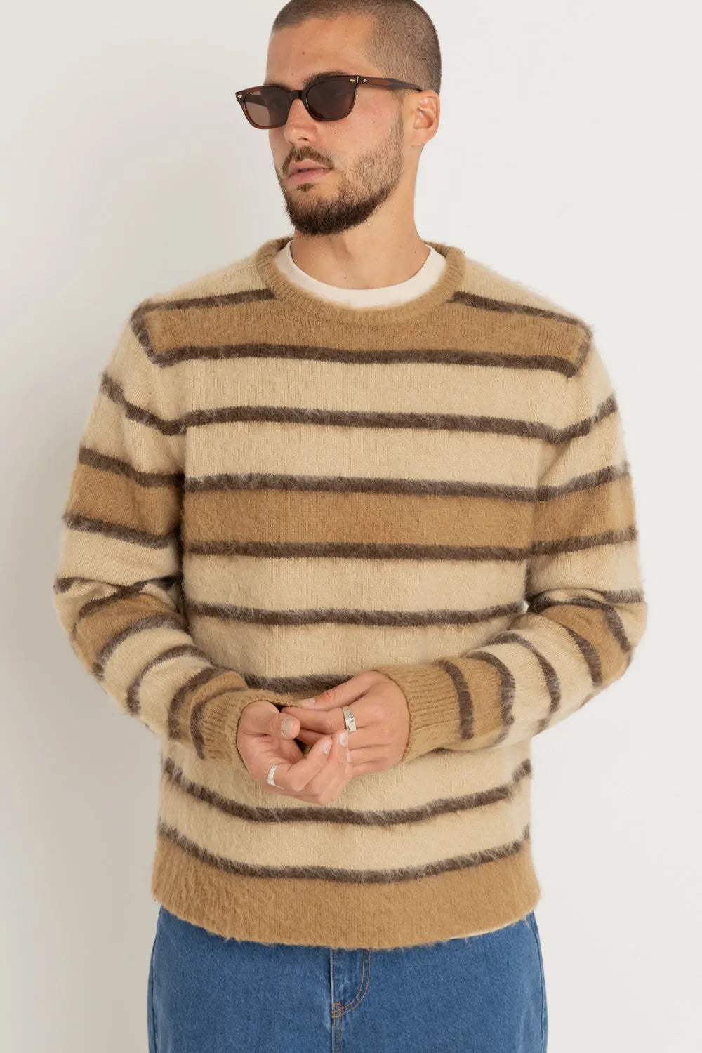 Mohair Striped Knit