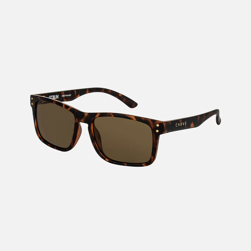 Goblin - Polarized Matte Tort Frame Sunglasses