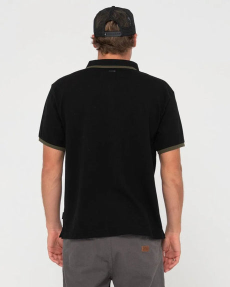 19Th Hole Tipped Short Sleeve Polo - Beachin Surf