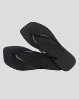Slim Square Toe Logo Thongs