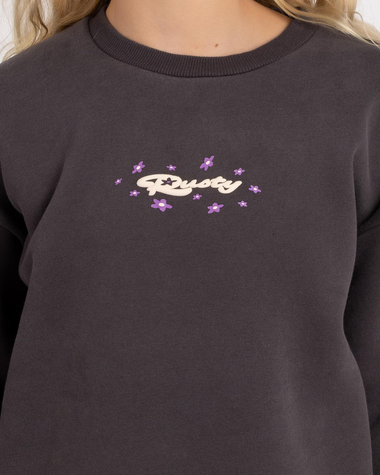 Wildflower Relaxed Crew Fleece Girls