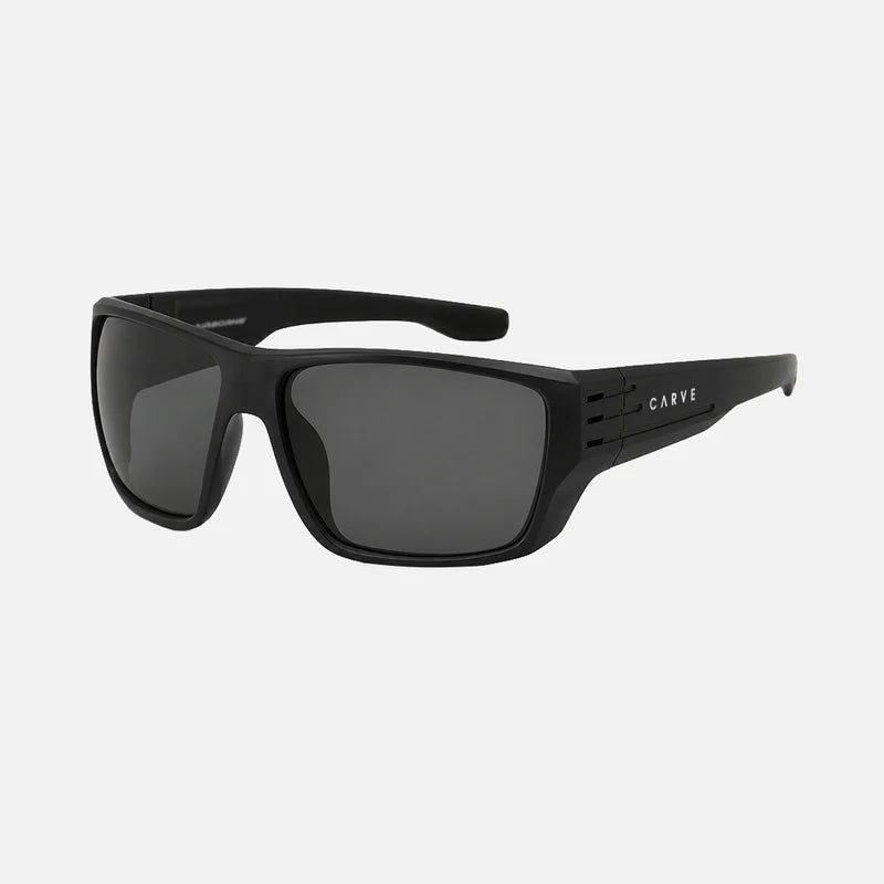 Airborne – Matte Black Frame with Grey Polarized Lens