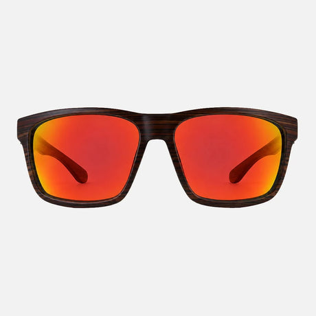 Altitude – Matte Brown Streak Frame with Polarized Red Iridium Lens