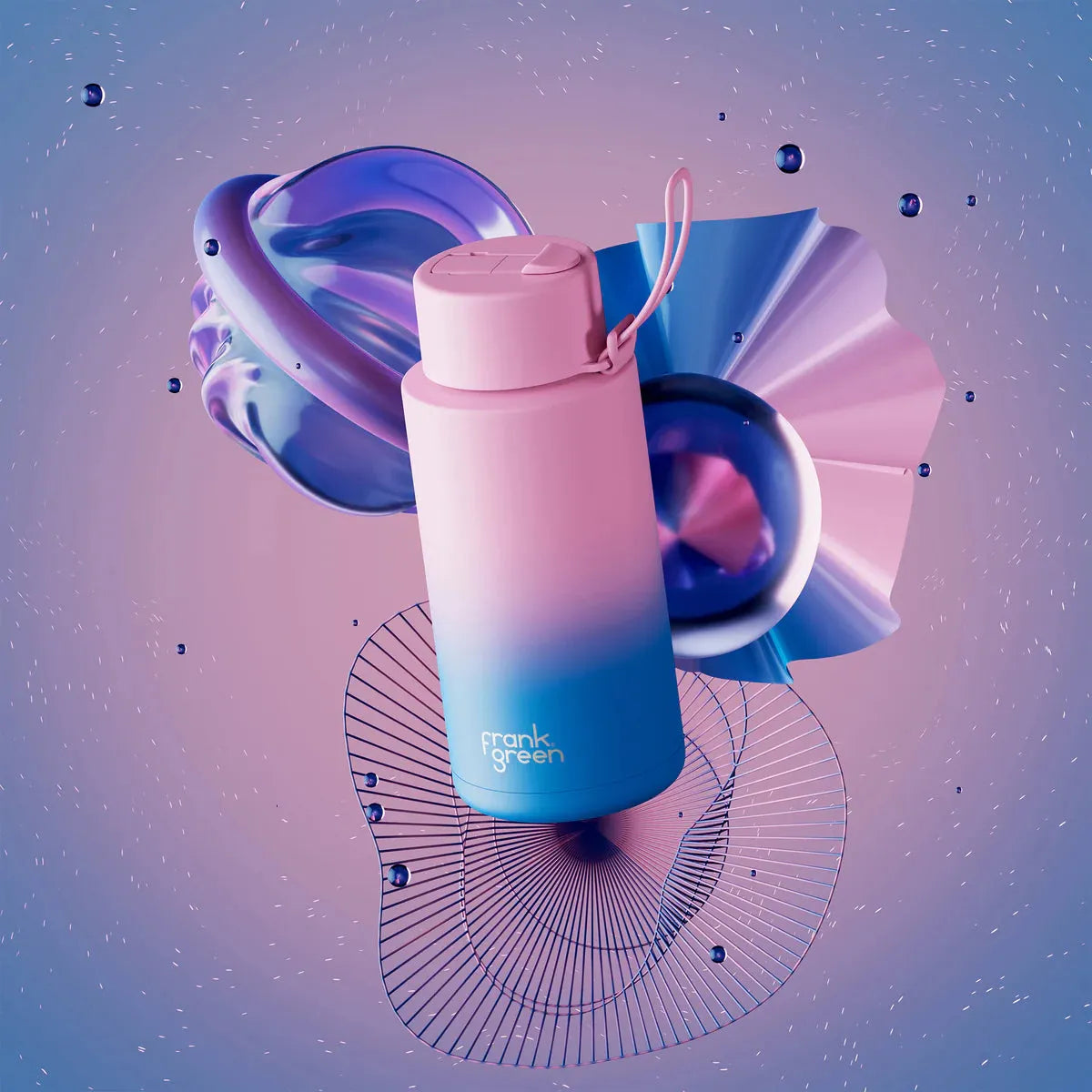 Frank Green Gradient Ceramic Reusable Bottle 34Oz / 1,000Ml