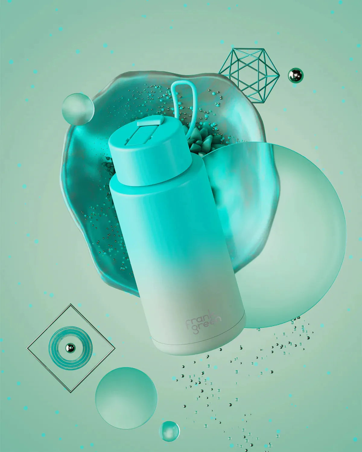 Frank Green Gradient Ceramic Reusable Bottle 34Oz / 1,000Ml