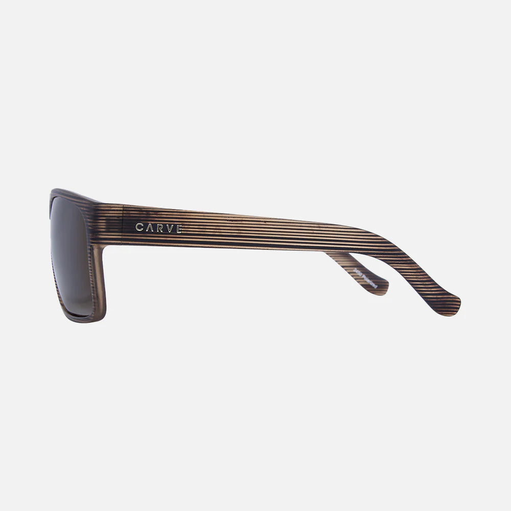Vendetta - Matte Brown Translucent Streak Frame Brown Polarized Lens