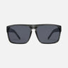 Vendetta - Matte Gray Translucent Streak Frame Grey Polarized Lens