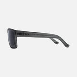 Vendetta - Matte Gray Translucent Streak Frame Grey Polarized Lens