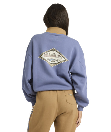 Wave Break Half Zip Crew