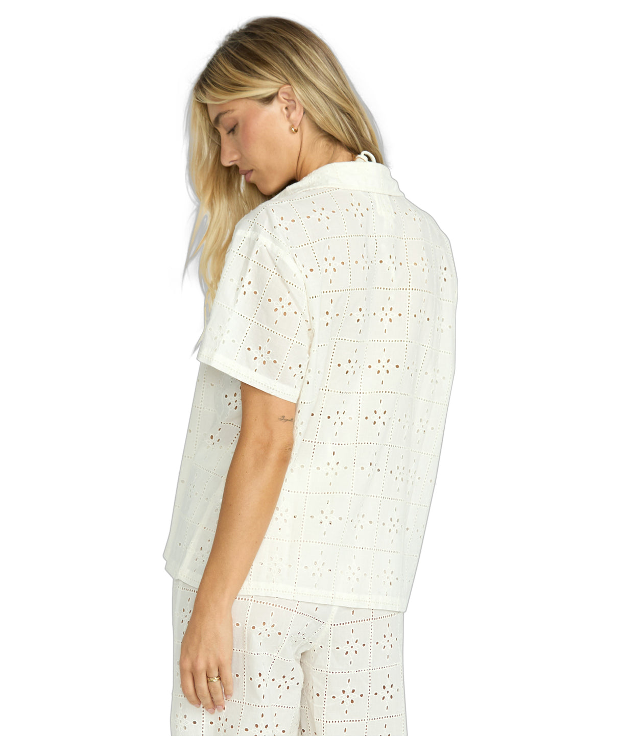 Eyelet Crush SS Woven