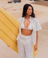 Eyelet Crush SS Woven