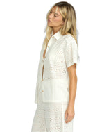 Eyelet Crush SS Woven