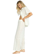 Eyelet Crush Elastic Pant