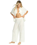 Eyelet Crush Elastic Pant