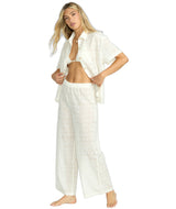 Eyelet Crush Elastic Pant