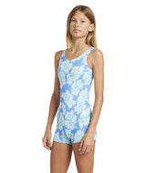 Happy Hibiscus Retro Surf Suit