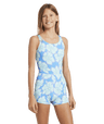 Happy Hibiscus Retro Surf Suit