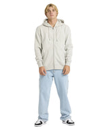 Salt Water Zip Hoodie - Light Grey Heather
