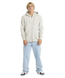 Salt Water Zip Hoodie - Light Grey Heather