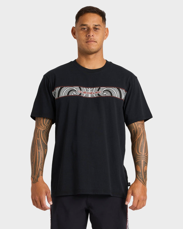 Quiksilver Takarangi Panel Tee - Black