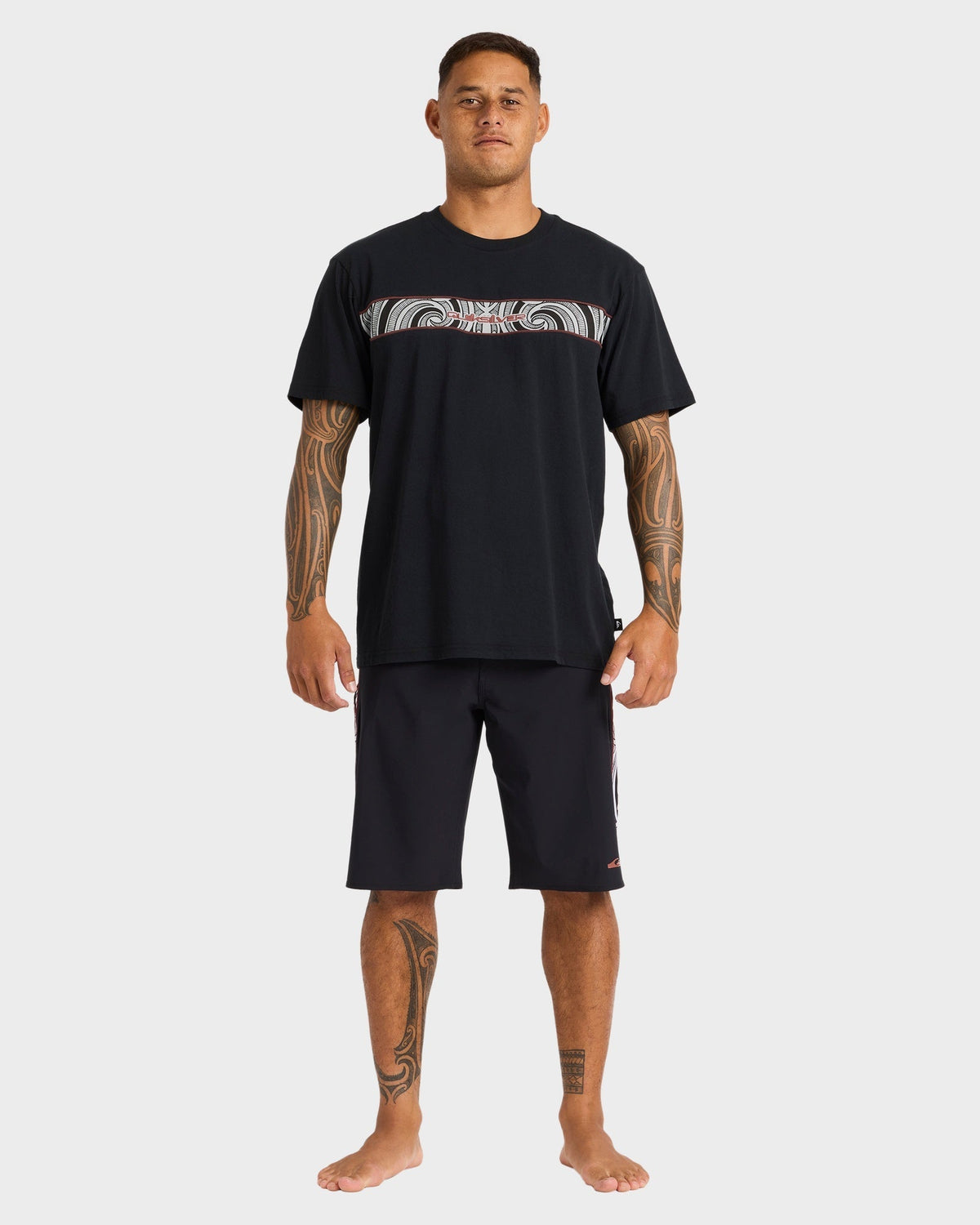 Quiksilver Takarangi Panel Tee - Black