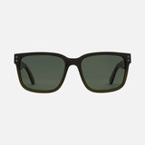 Rivals XL - Matte Black to Olive Streak Frame with Green Polarized Lens