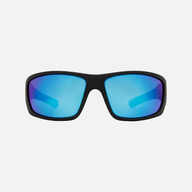 Moray - Matte Black Frame, Grey lens with Blue Iridium