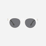 Hudson - Crystal Clear Frame Grey Lens