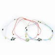 3-PIECE BEADED BRACELETS WITH TURTLES AND SHELL - Beachin Surf