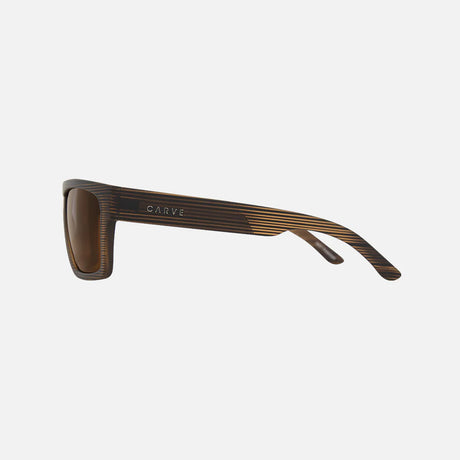Volley - Polarized Matte Brown Streak Frame Sunglasses