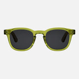 Havana - Crystal Green Frame with Wooden Temple Grey Polarized Lens