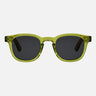 Havana - Crystal Green Frame with Wooden Temple Grey Polarized Lens