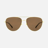 Solana - Gloss Gold Metal Brown POL Lens