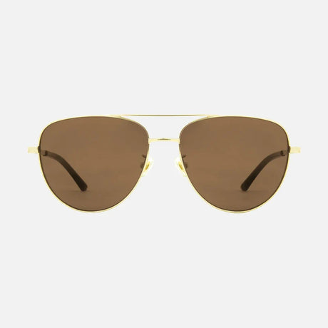 Solana - Gloss Gold Metal Brown POL Lens