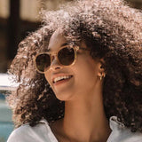 Oslo - Gloss Crystal Caramel Gradient Brown lens