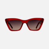 Tahoe - Gloss Crystal Cherry Red Grey Pink Gradient Lens