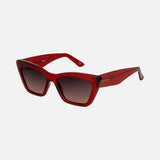 Tahoe - Gloss Crystal Cherry Red Grey Pink Gradient Lens