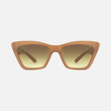 Tahoe - Gloss Translucent Nude Frame With Gradient Brown Lens