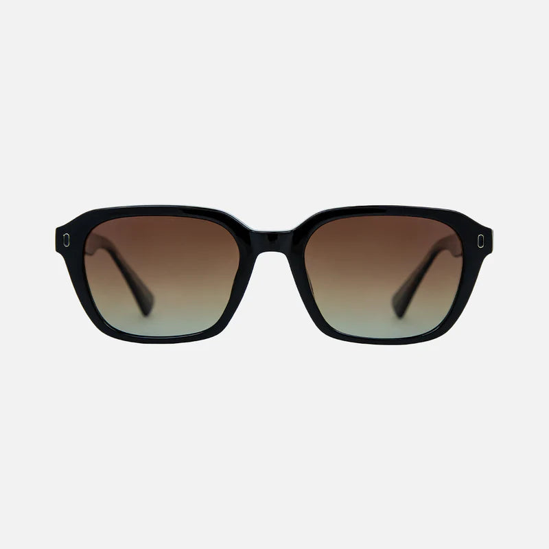Del Ray - Gloss Black Frame Brown Gradient Polar Lens