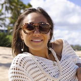 Londyn - Gloss Milky Tort Frame Brown Gradient Lens