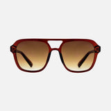 Londyn - Crystal Pecan Frame Brown Gradient Lens