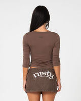 Rikki Vee Neck Jersey Top
