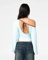 Yuno Reverse Long Sleeve Slouch Top