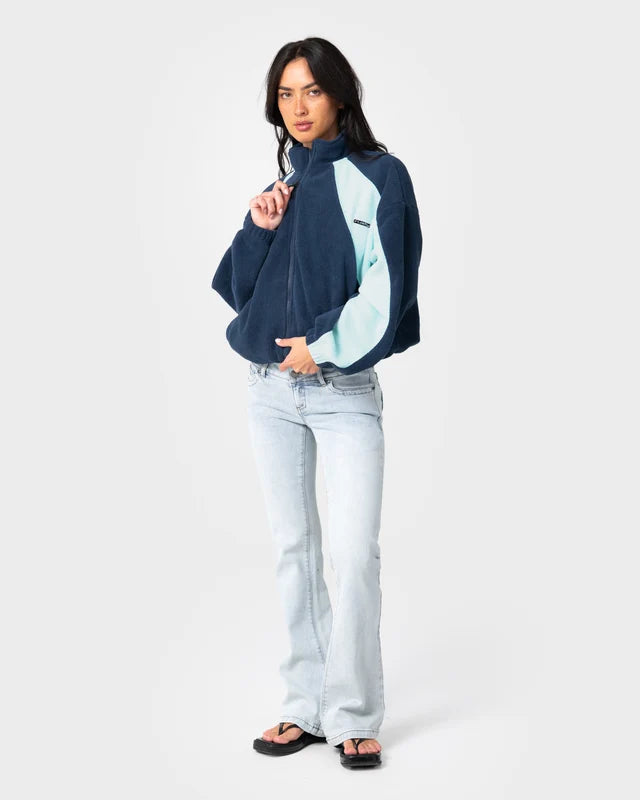 Two Tides Zip Through Sherpa Fleece
